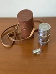Chrome 135 3.5 Canon Lecia Screw Mount W/ Range Finder & Case. Fixed Price $225.00.