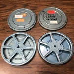 Lot Of Blue 8MM Film 5'' 200 Metal Reels & Cans Reelane Thread-o-matic Usa. Fixed Price $12.74.