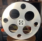 Vintage Goldberg Bros Inc. Film Reel. 24 Inches. E-z Hub Pat No. 3450366. Fixed Price $75.00.