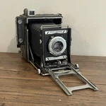Vintage Graflex Speed Graphic 4X5 Kodak Ektar 127MM F/4.7 Camera. Fixed Price $449.00.