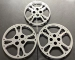Goldberg Bros Film Reels Lot Of 3 (2 X 12.25 1200 & 10.5 800 ). Fixed Price $99.99.