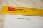 Kodak Photographic Step Tablet No. Cat 152 3422 Calibrated. Fixed Price $49.99.