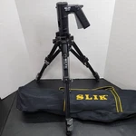 Slik Universal 212AF Tripod With Pistol Grip Head And Carry Bag. Fixed Price $65.00.