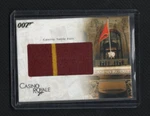 James Bond Motion Relic Card RC19 Casino Table Felt Royale #389/400. Fixed Price $299.99.