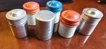 Vintage Lot Of 6 Kodak 35MM Film Embossed Container Metal Tin Canister. Fixed Price $24.00.