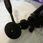 Leica Leitz 4602 Tiltall Black Metal Great For Podcast 1/4" Mount 70". Fixed Price $88.00.