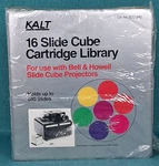 Kalt 16 Cube Cartridge Library For Bell & Howell Projectors 640 Slides. Fixed Price $25.50.