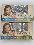 Vtg Sylvania Blue Dot Flashcubes Boxes Of 3 Total 24 Flashes Nos. Fixed Price $10.99.