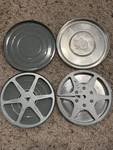 Vintage 8MM 200 Foot Steel Film Reels Metal Cans Kodak Tower Lot B&h Canister. Fixed Price $22.99.
