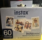 Fujifilm Instax Mini Instant Multi-pack 60 Exposures Expires 2027.. Fixed Price $48.00.