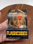 Vintage Sylvania Blue Dot Gte Flashcubes For Camera 3 12 Flashes Nib. Fixed Price $5.00.