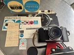 M42 Pentacon Slr Camera Praktica Nova Tessar 2.8/50 Adb Case Like New. Fixed Price $176.51.