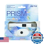 Retocolor Prism 35MM Disposable Film Camera 27EXP, ISO400, Negative. Fixed Price $42.82.