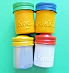 Lot Of 4 Vintage Metal Kodak 35MM Film Canisters. Fixed Price $26.95.