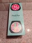Vintage General Electric Movie Light Mardi Gras Model MG-1 Mint / New Box. Fixed Price $15.45.