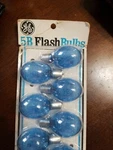 Ge 5B Blue Flashbulbs 12 Pack Vtg. Fixed Price $12.00.