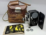 Bolex Paillard B8SL 8MM Movie Camera Swiss Yvar 1:2.8 36MM & Som Berthiot 12.5MM. Fixed Price $99.00.
