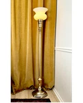 Antique/vintage Art Deco Silver Torchiere Floor Lamp By Colonial-premier. Fixed Price $325.00.