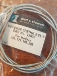 Bell & Howell 16MM Projector Oem Belt # 12830 - For Models: 156, 179. 285. Fixed Price $16.00.