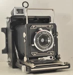 Graflex Century Graphic 2X3 Camera W/ Wollensak Raptar 65MM F6.8 Wide Angle. Fixed Price $220.00.