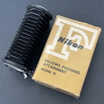 Nikon - Bellows Focusing Attachment Model Iii & Original Box. Fixed Price $40.00.