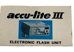 Accura Accu-lite Iii Electronic Flash Units (set Of 3) Made In Japan Boxed New. Fixed Price $25.50.