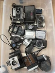 Vintage Lot, Polaroid Land Camera, 250, Argus 803, More. Fixed Price $105.00.
