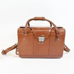Nikon FB-11 Compartment Camera Case (15X9X11") Brown Leather #468. Fixed Price $155.15.