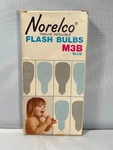 Vintage Norelco Flash Bulbs M3B Blue New Old Stock. Fixed Price $5.00.
