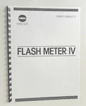Minolta Flash Meter Iv Instruction Manual Reprint. Fixed Price $14.95.