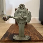Antique Neumade Everwear Cast Iron Manual Film Rewinder Working And Mounted. Fixed Price $79.00.