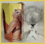 Vtg Sylvania Sun Lamp #RSK/1 W/original Box & Bulb For Tanning- Tested-works!. Fixed Price $31.99.