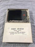 Panasonic Foot Switch Model RP-922 For Tr Tape Recorders W/ Box. Fixed Price $13.99.