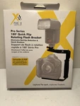 Photo Series 180 Quick Flip Rotating Flash Bracket For Camcorders And Dslr. Fixed Price $9.99.
