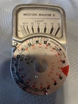 Vintage Weston Master Exposure Meter & Leather Case Invercone. Fixed Price $25.00.