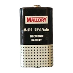 Vintage Mallory M-215 22.5 Volt Electronic Battery For Display Only. Fixed Price $8.00.