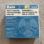 Sealed Baia Dual 8 400FT. Capacity Reel And Storage Case Set Pack Of 3 Nib. Fixed Price $22.55.