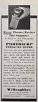 Photoscop Exposure Meter Willoughbys Camera Supply House Vintage Print Ad 1936. Fixed Price $7.77.