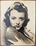 Janet Gaynor Signed 10.5X13.5 1937 Fox Film Vintage Hollywood Portrait Photo. Fixed Price $400.00.