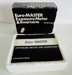 Euro Master Light Exposure Meter & Invercone Vintage Rare S461. Fixed Price $39.99.