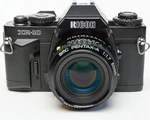 Ricoh XR-10 35MM Slr Film Camera W/ Pentax-a 50MM F/1.7 Lens + Bonus 28MM. Fixed Price $79.99.
