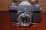 Zeiss Ikon Contaflex 35MM Rangefinder Camera Untested Comes W/leather Case. Fixed Price $32.00.