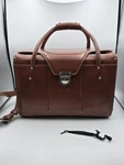Vintage Nikon Brown Leather Camera Bag - Model FB11. Fixed Price $44.99.