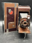 Vtg Eastman No. 1A Gift Kodak Film Camera Original Wooden Box Teague Art Deco. Fixed Price $379.99.