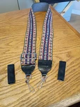 Bobby Lee Hippie Camera Strap With Clip Protectors. Fixed Price $20.00.