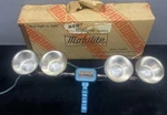 Mobilite Dimmable Handheld Flood Lights (4) With Original Box 500STR Working. Fixed Price $49.07.