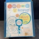 Vtg Mcm Westinghouse Super 88 Movie Light 650 Watt Sealed Beam Original Box. Fixed Price $33.99.