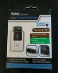 Vivitar Rapid Travel Charger & Wall Plug VIV-QCB-907 (5886). Fixed Price $14.99.