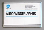 Minolta Auto Winder AW-90 Instruction Manual Multi-language. Fixed Price $12.95.