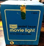 Sears Vintage Sealed Beam Movie Light Working Protective Guard 8MM Video Camera. Fixed Price $17.50.